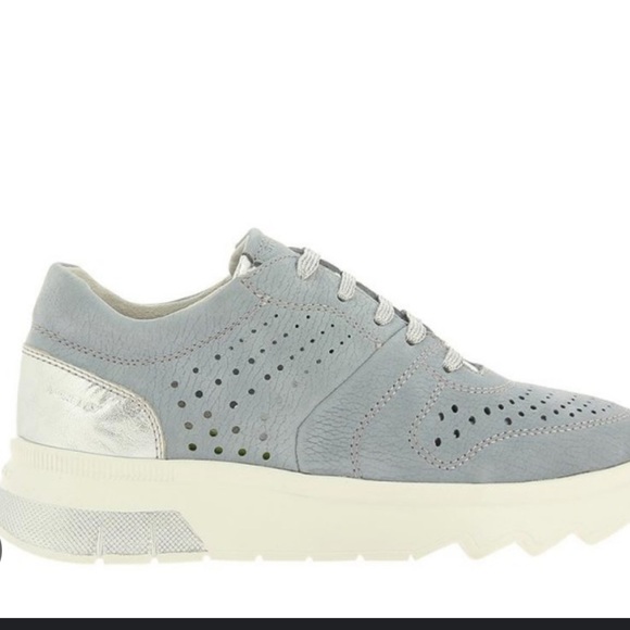 Blusoft Memory Men: shoes in soft blue - Stonefly Blu Soft Memory‎ Stonefly Spock 10 Nabuk Citadel blue suede Sz 10 EU 41 new